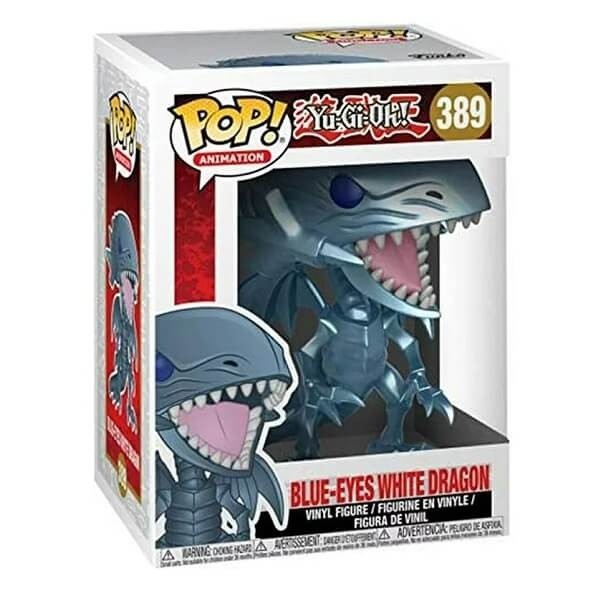 Funko POP Animation Yu-Gi-Oh! - Blue-Eyes White Dragon 389 Vinyl Figure