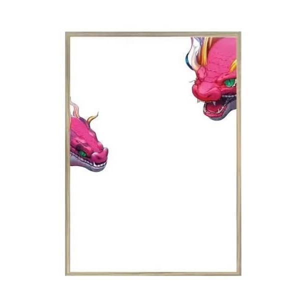 Διακοσμητικό Φωτιστικό LED με Ξύλινη Κορνίζα One Piece Boa. Hancock 23x32cm