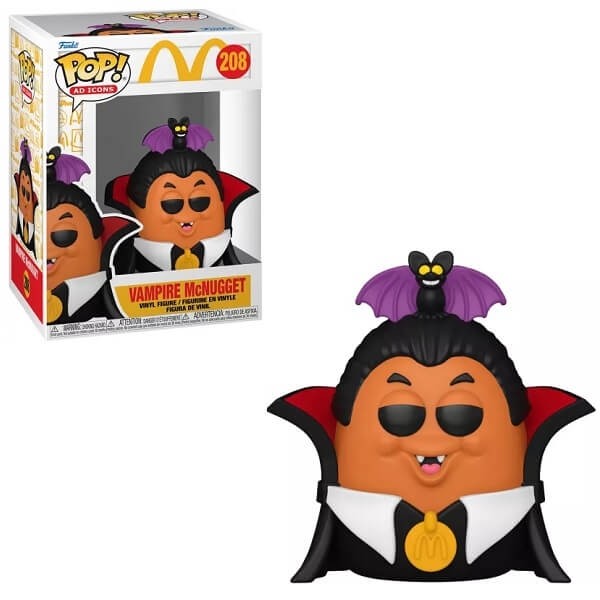 Funko POP Ad Icons McDonald's - Vampire McNugget 208 Vinyl Figure