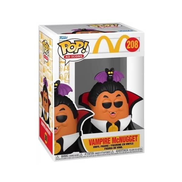 Funko POP Ad Icons McDonald's - Vampire McNugget 208 Vinyl Figure