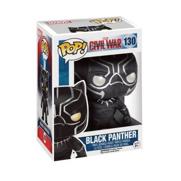 Funko POP Movies Captain America Civil War - Black Panther 130 Vinyl Figure
