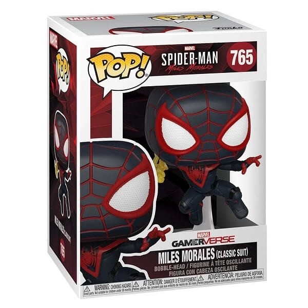 Funko POP Marvel Spider-Man Miles Morales - Miles Morales (Classic Suit) Marvel GamerVerse 765 Bobble-Head