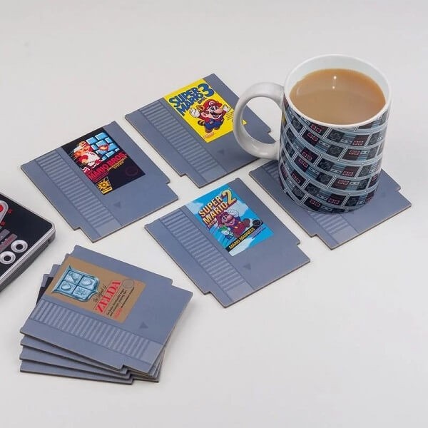 Paladone Πλαστικά Σουβέρ NES - NES Cartridge Coasters Σετ 8 τμχ.