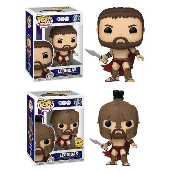 Funko POP Movies Bundle of 2 300 - Leonidas 1473 & Chase Vinyl Figures