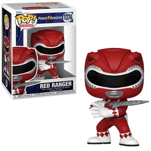 Funko POP Television Power Rangers - Red Ranger 1374 Vinyl Figure