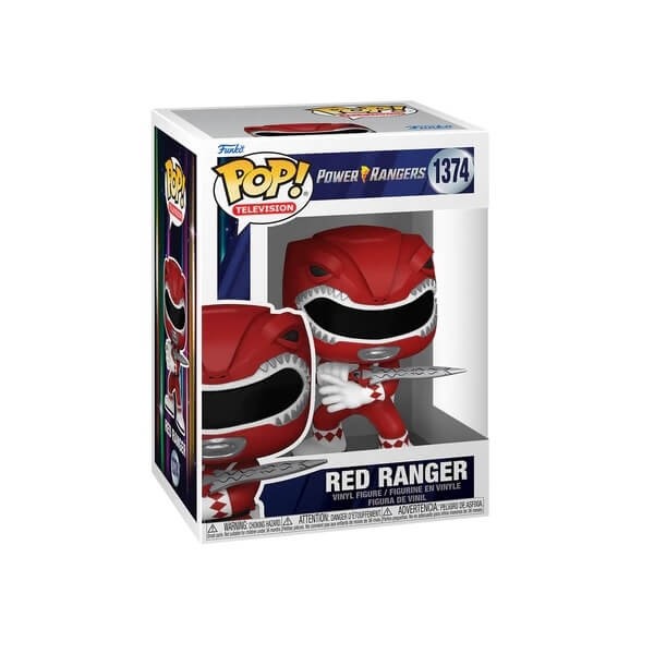 Funko POP Television Power Rangers - Red Ranger 1374 Vinyl Figure