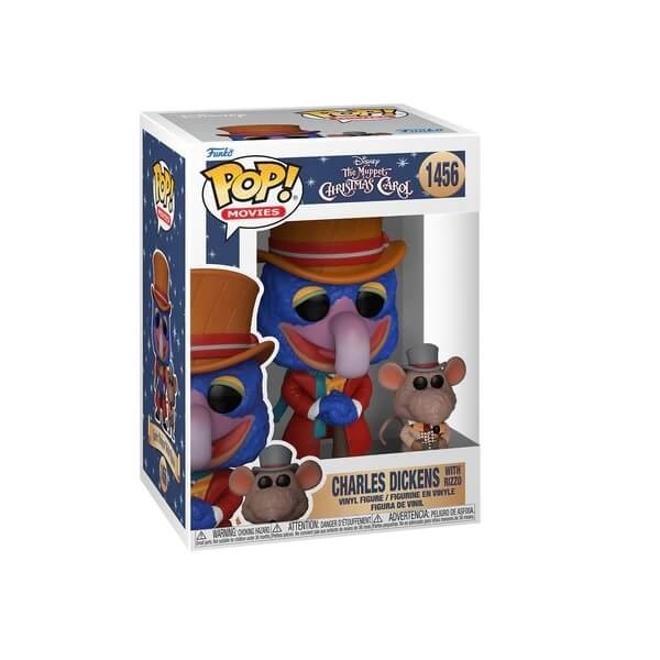 Funko POP Movies The Muppet Christmas Carol - Charles Dickens with Rizzo 1455 Vinyl Figure