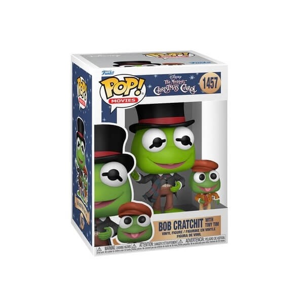 Funko POP Movies The Muppet Christmas Carol - Bob Cratchit with Tiny Tim 1457 Vinyl Figure