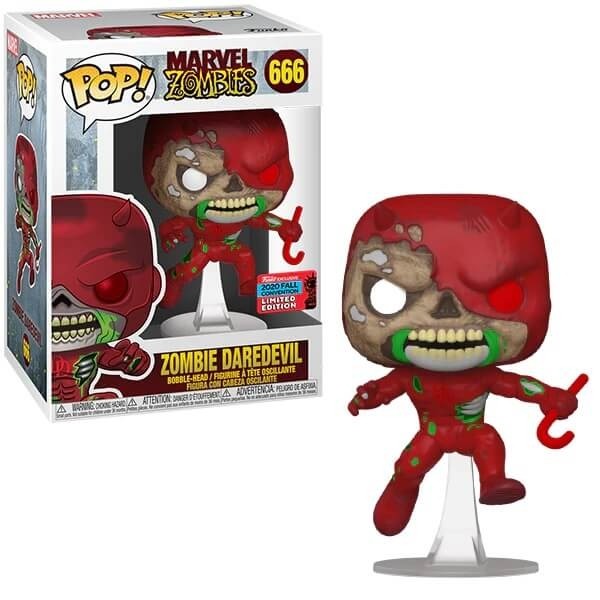 Funko POP Marvel Zombies - Zombie Daredevil 666 Bobble-Head 2020 Fall Convention Exclusive
