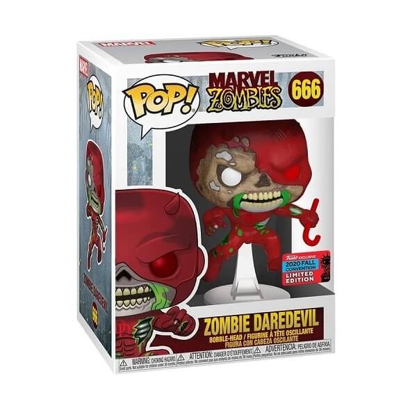 Funko POP Marvel Zombies - Zombie Daredevil 666 Bobble-Head 2020 Fall Convention Exclusive