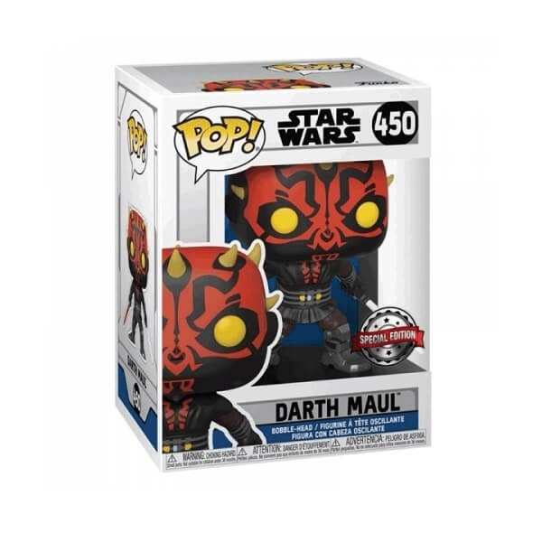 Funko POP Movies Star Wars - Darth Maul 450 Bobble-Head Special Edition Exclusive