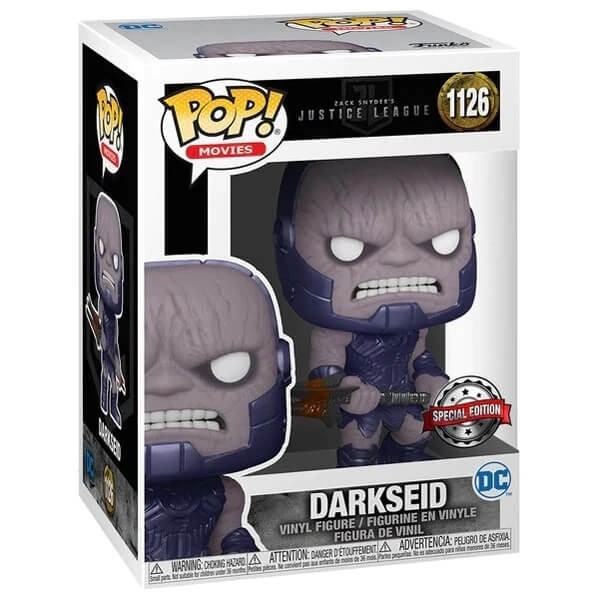 Funko POP Movies Zack Snyder's Justice League - Darkseid 1126 Metallic Vinyl Figure Special Edition Exclusive