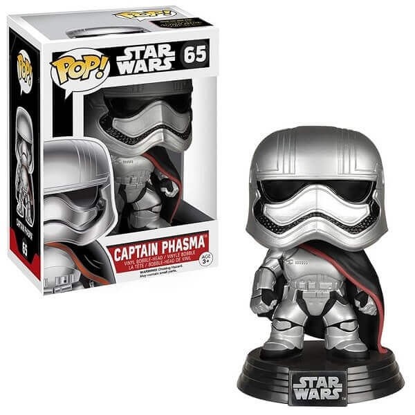 Funko POP Movies Star Wars - Captain Phasma 65 Bobble-Head