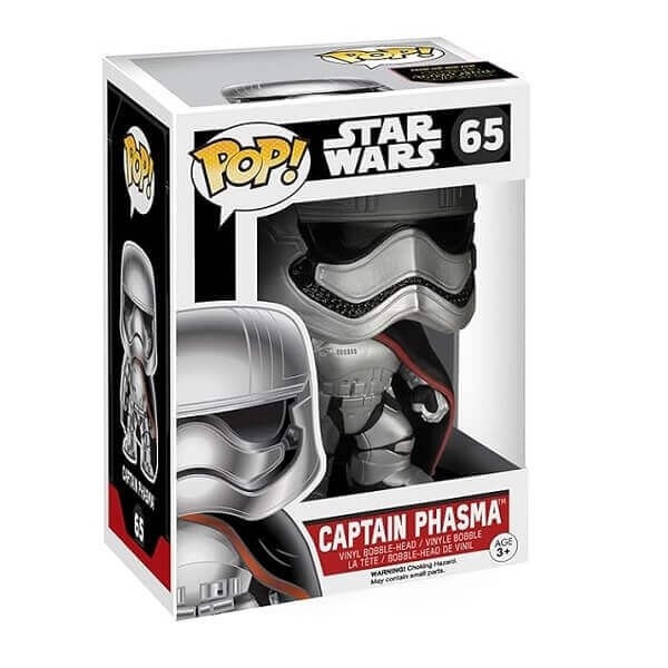 Funko POP Movies Star Wars - Captain Phasma 65 Bobble-Head