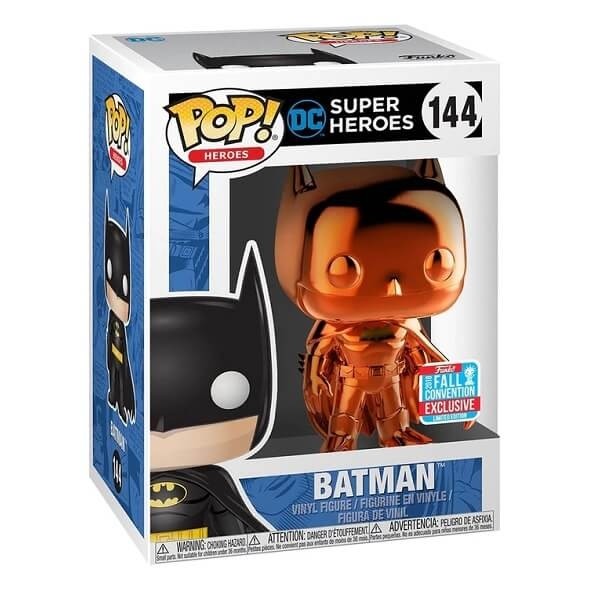 Funko POP Super DC Super Heroes - Batman 144 Vinyl Figure 2018 Fall Convention Exclusive