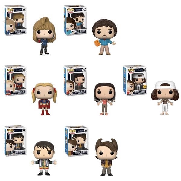 Funko POP Television Friends Bundle of 7 - Wave 2 & Chase Vinyl Figures
