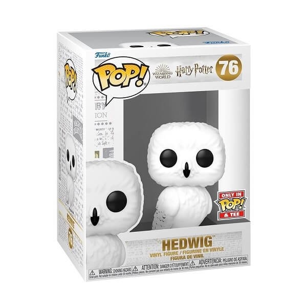 Funko Pop Tees Box Harry Potter - Hedwig 76 Vinyl Figure Exclusive & T-shirt Medium