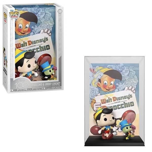 Funko POP Movie Posters Disney 100th Anniversary Pinocchio - Pinocchio and Jiminy Cricket 08 Vinyl Figures