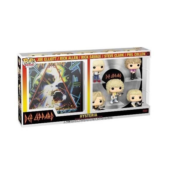 Funko POP Deluxe Albums Def Leppard - Hysteria 37 Vinyl Figures Special Edition Exclusive