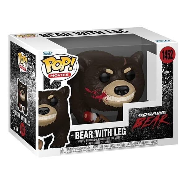 Funko POP Movies Cocaine Bear - Bear with Leg 1452 Vinyl Figure