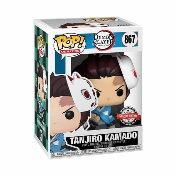 Funko POP Animation Demon Slayer - Tanjiro Kamado 867 Vinyl Figure Special Edition Exclusive