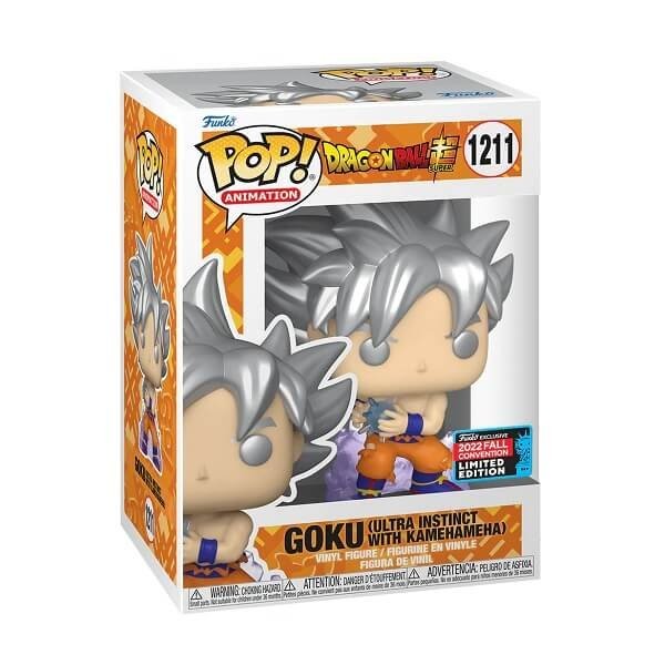 Funko POP Dragon Ball Super - Goku (Ultra Instinct with Kamehameha) 1211 Vinyl Figure Special Edition Exclusive NYCC 2022