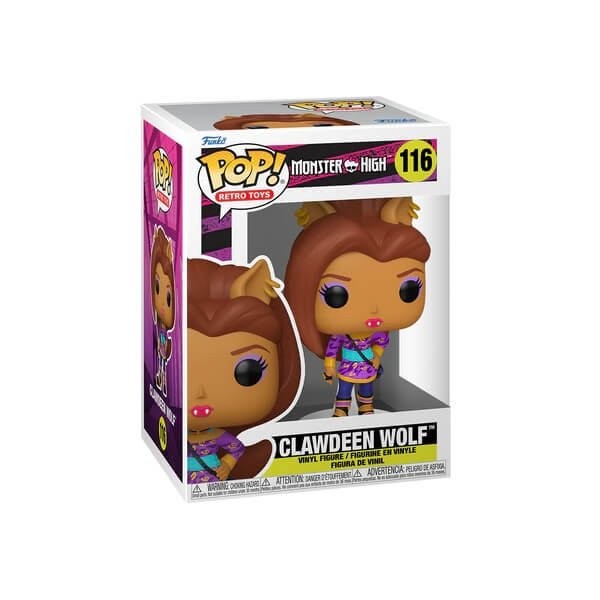 Funko POP Retro Toys Monster High - Clawdeen Wolf 116 Vinyl Figure