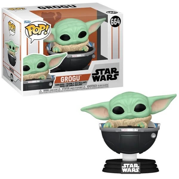 Funko POP Movies Star Wars - Grogu 664 Bobble-Head