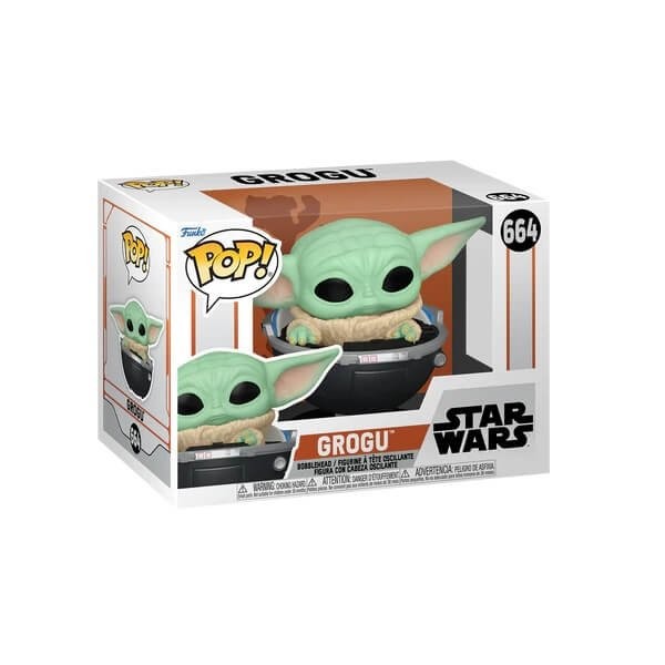 Funko POP Movies Star Wars - Grogu 664 Bobble-Head