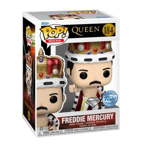 Funko POP Rocks Queen - Freddie Mercury Diamond 184 Vinyl Figure Special Edition Exclusive