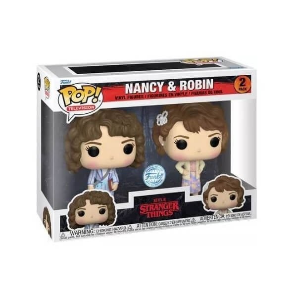 Funko POP Television Stranger Things - Nancy & Robin 2-pack Vinyl Figures Special Edition Exclusive