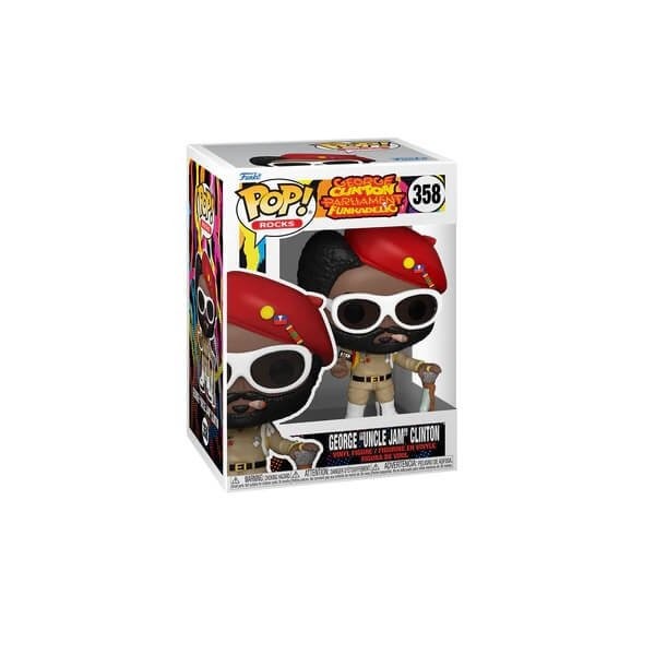 Funko POP Rocks Parliament Funkadelic - George "Uncle Jam" Clinton 358 Vinyl Figure
