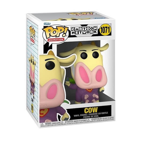 Funko POP Animation Cartoon Network Cow and Chicken - Cow 1071 Vinyl Figure