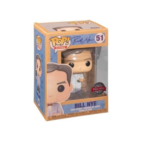 Funko POP Icons Bill Nye - Bill Nye 51 Vinyl Figure Special Edition Exclusive