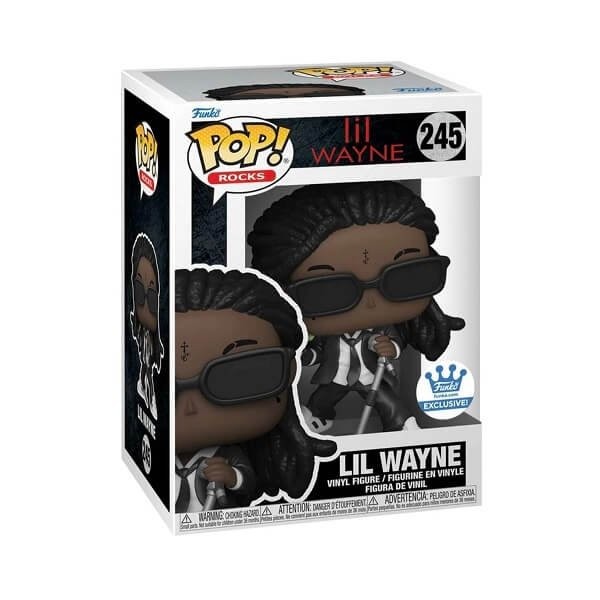Funko POP Rocks Lil Wayne - Lil Wayne 245 Vinyl Figure Funko Exclusive