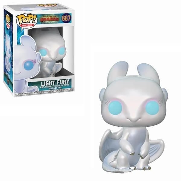 Funko POP Movies How to Train Your Dragon: The Hidden World - Light Fury 687 Vinyl Figure