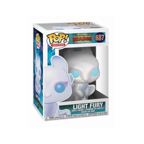 Funko POP Movies How to Train Your Dragon: The Hidden World - Light Fury 687 Vinyl Figure