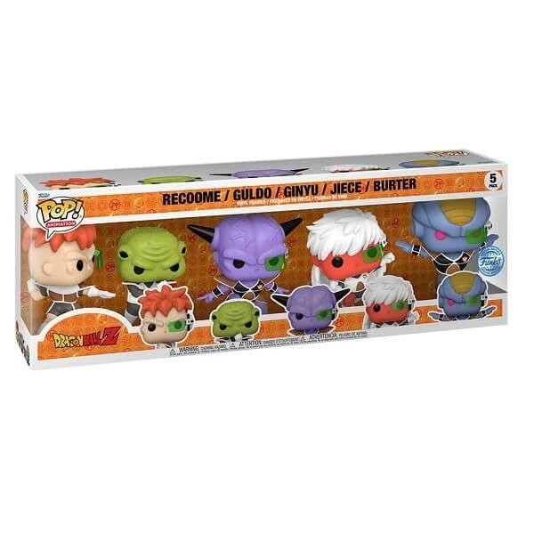Funko POP Animation Dragon Ball Z - Recoome, Guldo, Ginyu, Jiece & Burter 5-Pack Vinyl Figures Exclusive