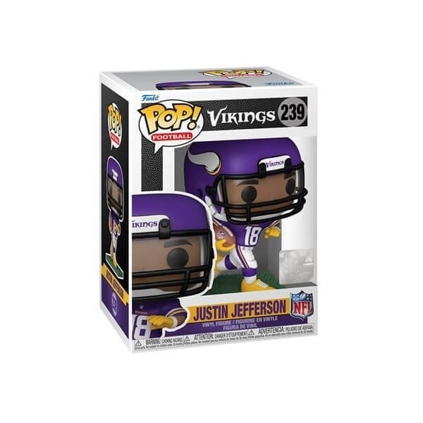 Funko POP NFL Vikings - Justin Jefferson 239 Vinyl Figure
