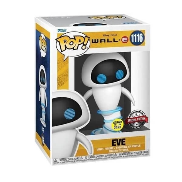 Funko POP Disney Wall-E - Eve GitD 1116 Vinyl Figure Special Edition