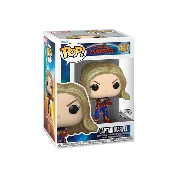 Funko POP Marvel Captain Marvel - Captain Marvel Diamond 427 Bobble-Head