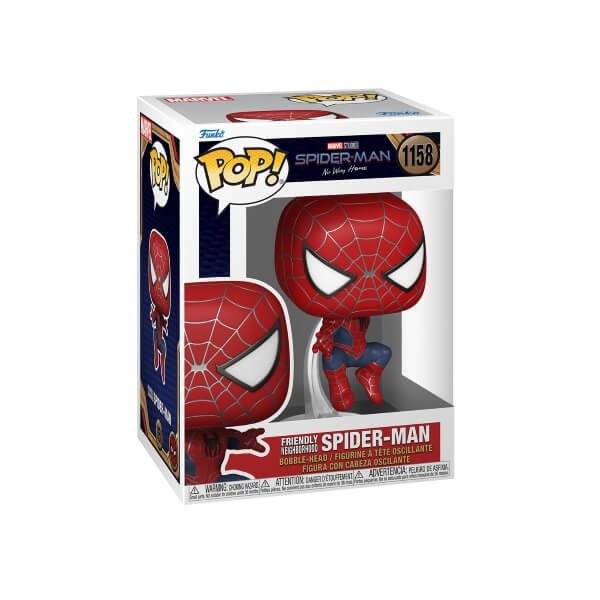 Funko POP Movies Spider Man No Way Home - (Friendly Neighborhood) Spider-Man 1158 Bobble-Head
