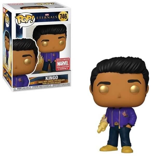 Funko POP Marvel Eternals - Kingo 746 Bobble-Head Marvel Collector Corps Exclusive