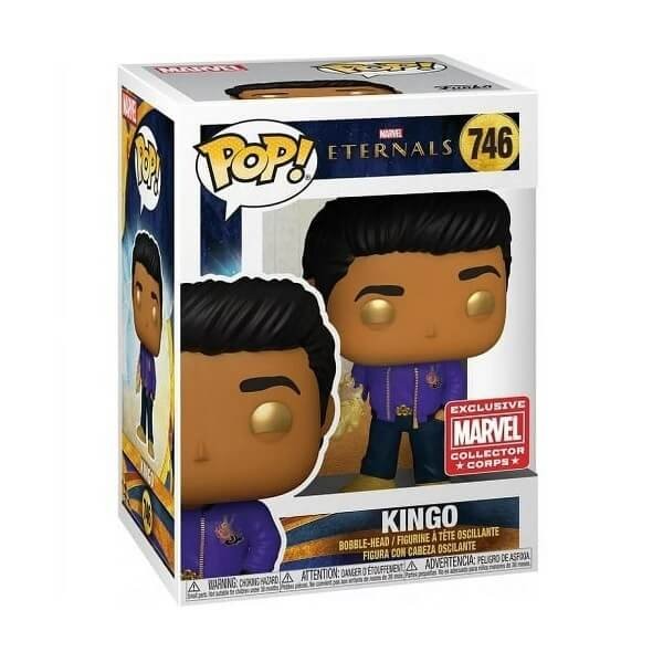 Funko POP Marvel Eternals - Kingo 746 Bobble-Head Marvel Collector Corps Exclusive
