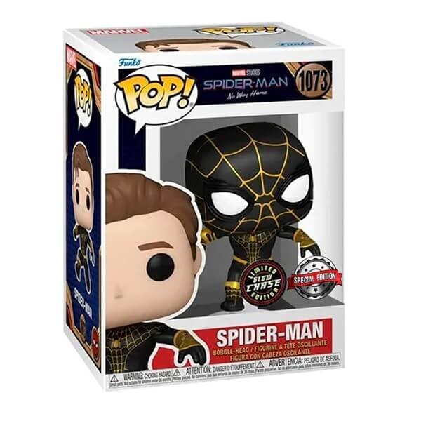 Funko POP Movies Spider Man No Way Home - Spider-Man GitD 1073 Chase Bobble-Head Special Edition Exclusive