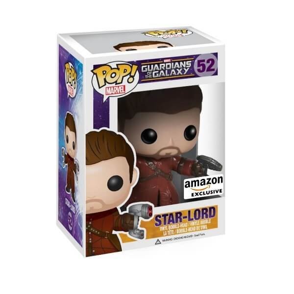 Funko POP Marvel Guardians of the Galaxy - Star-Lord 52 Bobble-Head Amazon Exclusive