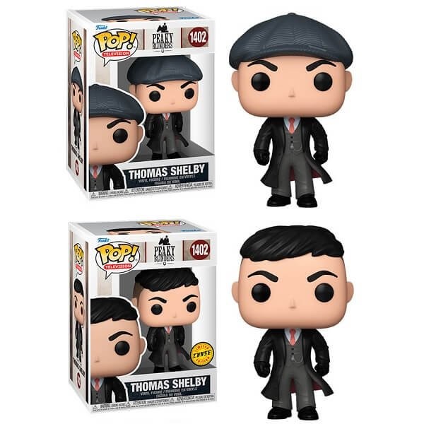 Funko POP Bundle of 2 Television Peaky Blinders - Thomas Shelby 1402 & Chase Vinyl Figures Special Edition Exclusive