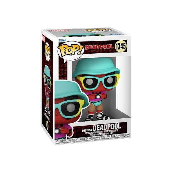 Funko POP Marvel Deadpool - Tourist Deadpool 1345 Bobble-Head