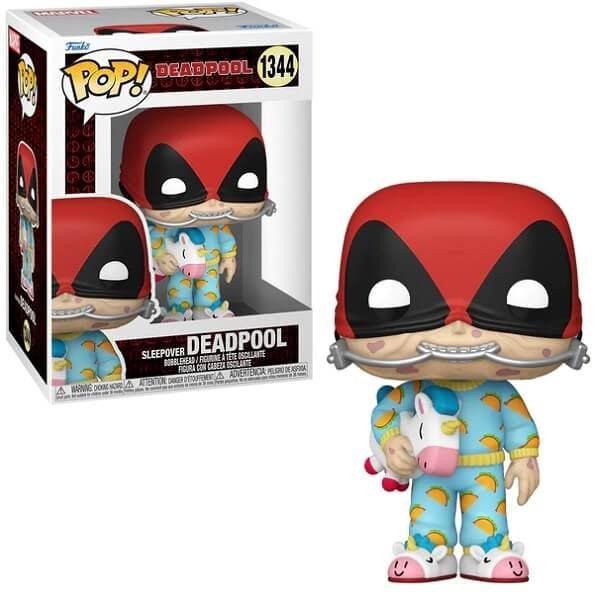 Funko POP Marvel Deadpool - Sleepover Deadpool 1344 Bobble-Head
