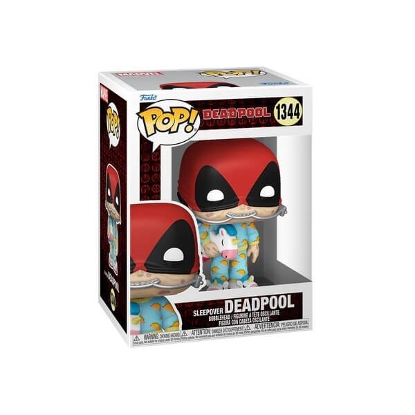 Funko POP Marvel Deadpool - Sleepover Deadpool 1344 Bobble-Head
